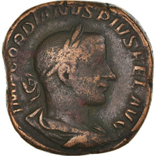 Moneta, Gordian III, Sesterzio, 244, Roma, BB, Bronzo, RIC:328