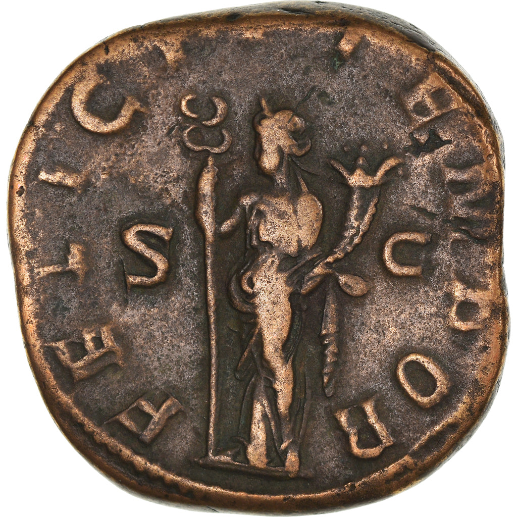 Moneta, Gordian III, Sesterzio, 244, Roma, BB, Bronzo, RIC:328