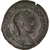 Moneta, Gordian III, Sestertius, 240-243, Rome, VF(30-35), Miedź, Cohen:122