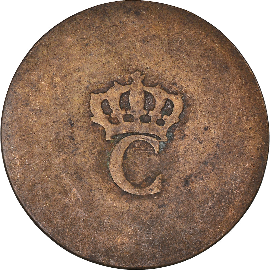 Coin, General Colony, Sol, Sol Estampé, VF(30-35), Billon, Lecompte:278a