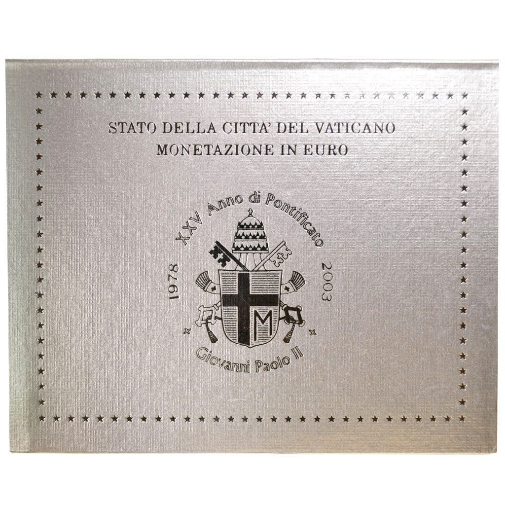Vatican, 1 Cent to 2 Euro, 2003, MS(65-70), 0.00
