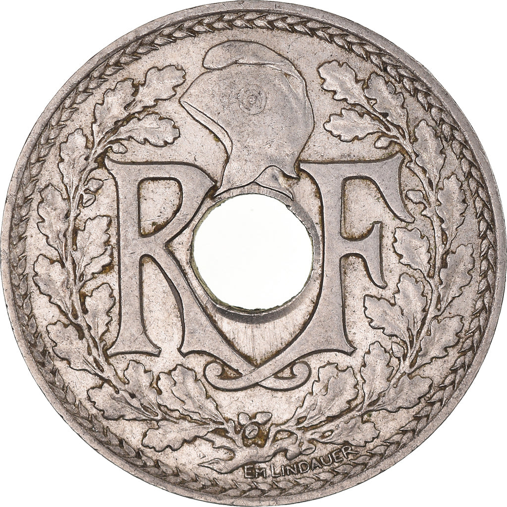 Coin, France, Lindauer, 25 Centimes, 1916, AU(50-53), Nickel, KM:867