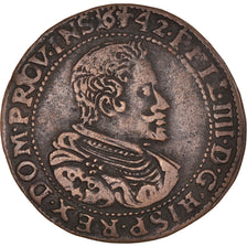 Pays-Bas espagnols, Jeton, Philippe IV, Etats de Lille, 1642, TTB, Cuivre