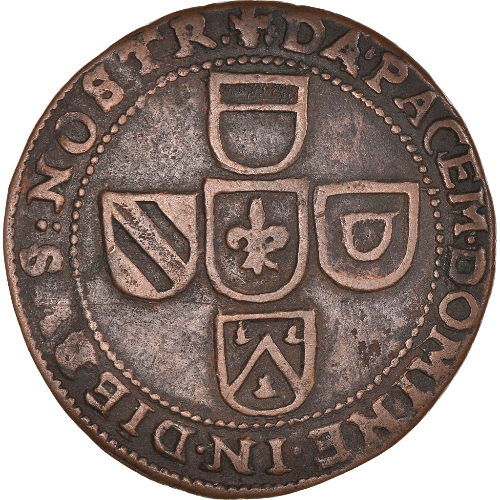 Pays-Bas espagnols, Jeton, Philippe IV, Etats de Lille, 1642, TTB, Cuivre