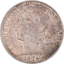 Coin, Portugal, 50 Centavos, 1914, AU(50-53), Silver, KM:561