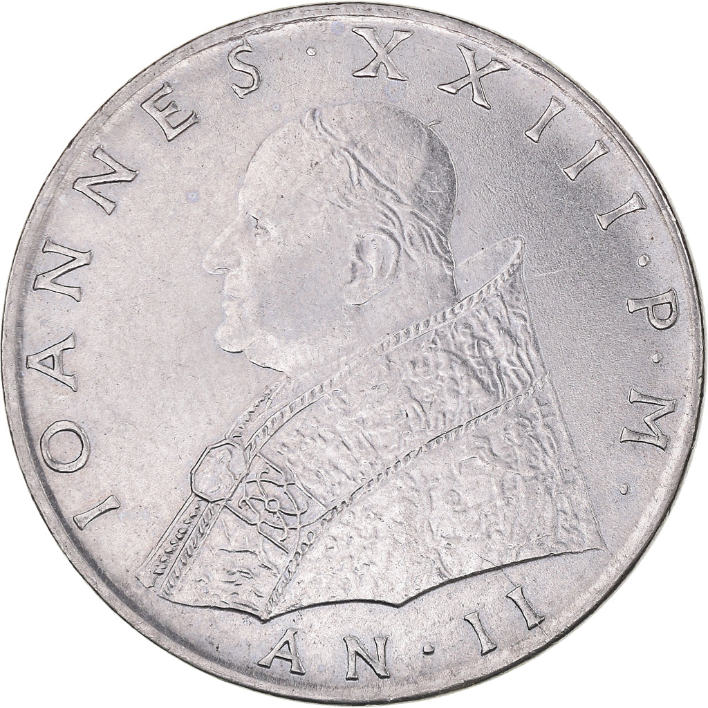 Monnaie, Cité du Vatican, John XXIII, 100 Lire, 1960, Roma, SUP, Acier