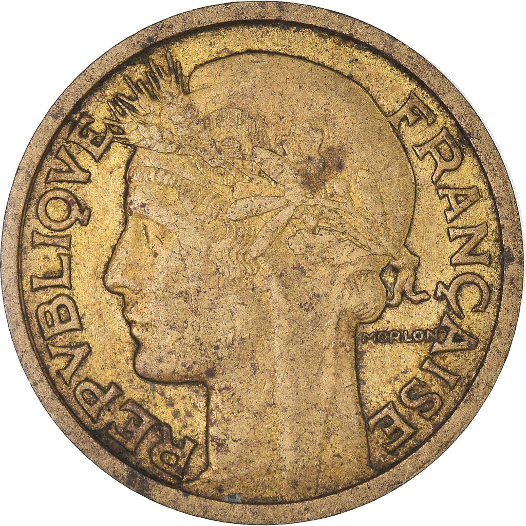 Coin, France, Morlon, Franc, 1935, Paris, EF(40-45), Aluminum-Bronze, KM:885