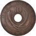 Munten, OOST AFRIKA, George VI, 10 Cents, 1941, ZF, Bronzen, KM:26.1