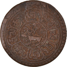 Moneda, Tíbet, Sho, 1918, Dode, BC+, Cobre, KM:21