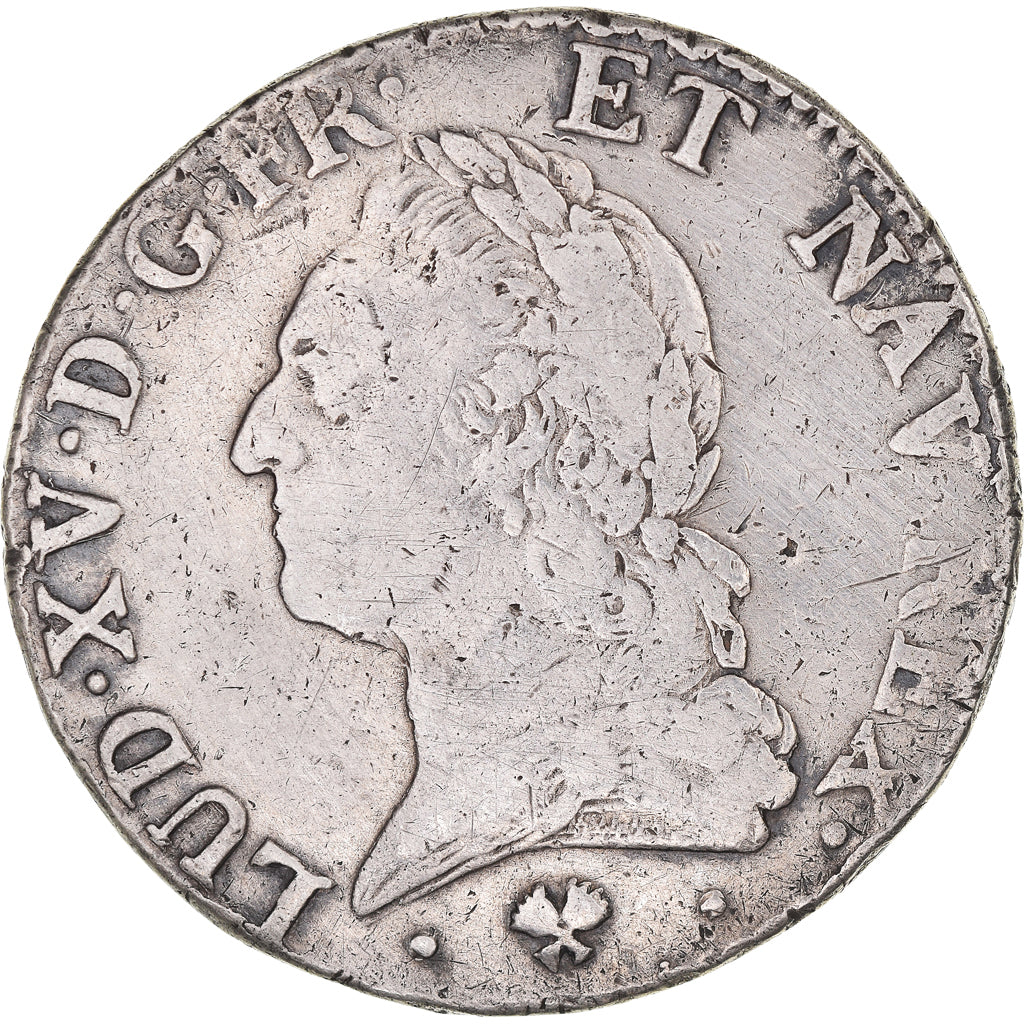 Coin, France, Louis XV, Écu à la vieille tête, Ecu, 1772, Bayonne, VF(20-25)