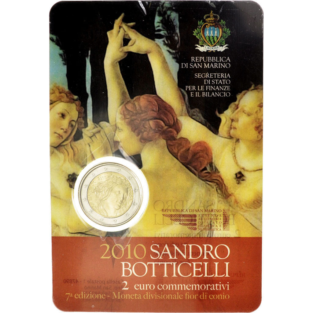 SAN MARINO, 2 Euro, 2010, Rome, KM #494, MS(65-70), Bi-Metallic, 25.75, 0.00