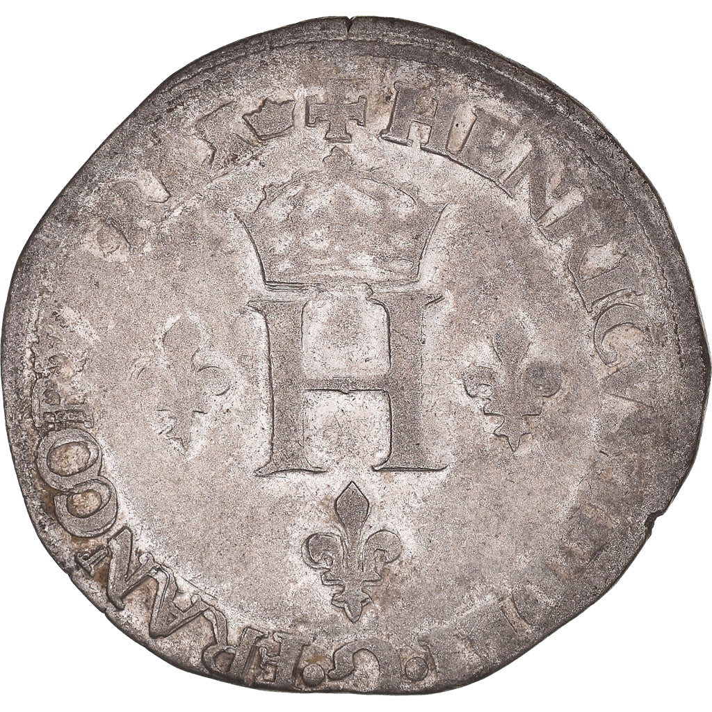 Monnaie, France, Henri II, Gros de Nesle, 1550, Paris, TB+, Billon, Sombart:4456