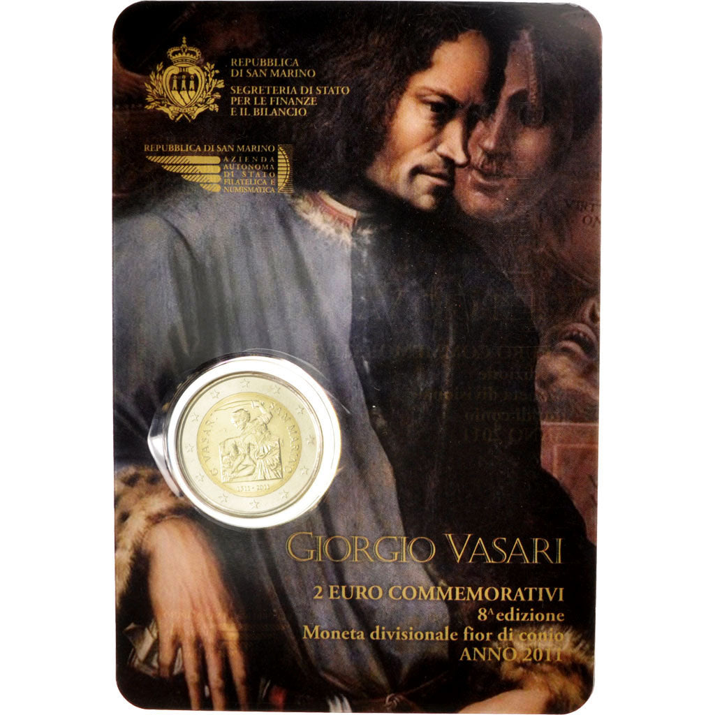 SAN MARINO, 2 Euro, 2011, Rome, KM #500, MS(65-70), Bi-Metallic, 25.75, 0.00