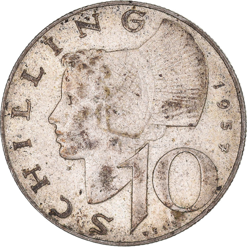 Münze, Österreich, 10 Schilling, 1957, Vienne, SS+, Silber, KM:2882