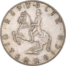 Coin, Austria, 5 Schilling, 1961, AU(50-53), Silver, KM:2889