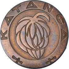 Coin, Katanga, Franc, 1961, VF(30-35), Bronze, KM:1
