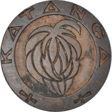 Coin, Katanga, Franc, 1961, EF(40-45), Bronze, KM:1
