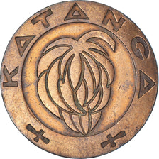 Coin, Katanga, 5 Francs, 1961, VF(30-35), Bronze, KM:2
