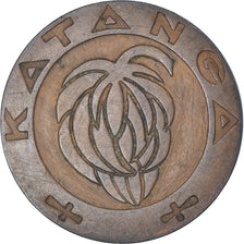 Coin, Katanga, 5 Francs, 1961, EF(40-45), Bronze, KM:2