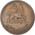 Moneda, Etiopía, Haile Selassie I, 10 Cents, Assir Santeem, 1944, BC+, Cobre