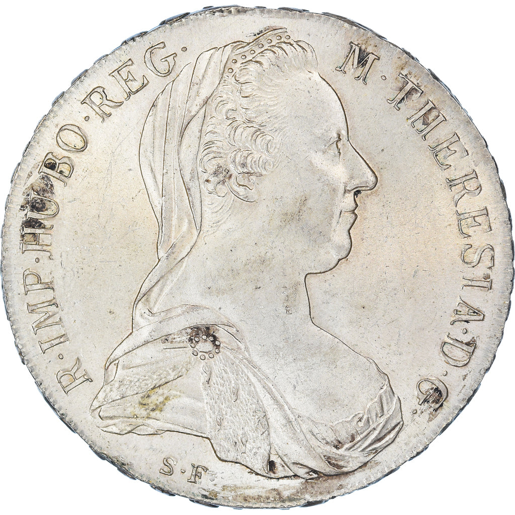 Coin, Austria, Joseph II, Thaler, 1780, Restrike, AU(55-58), Silver, KM:T1