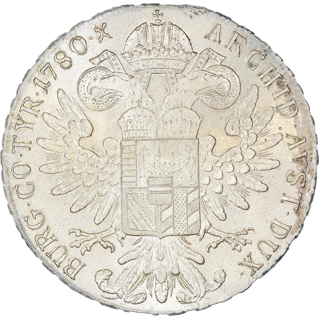 Coin, Austria, Joseph II, Thaler, 1780, Restrike, AU(55-58), Silver, KM:T1