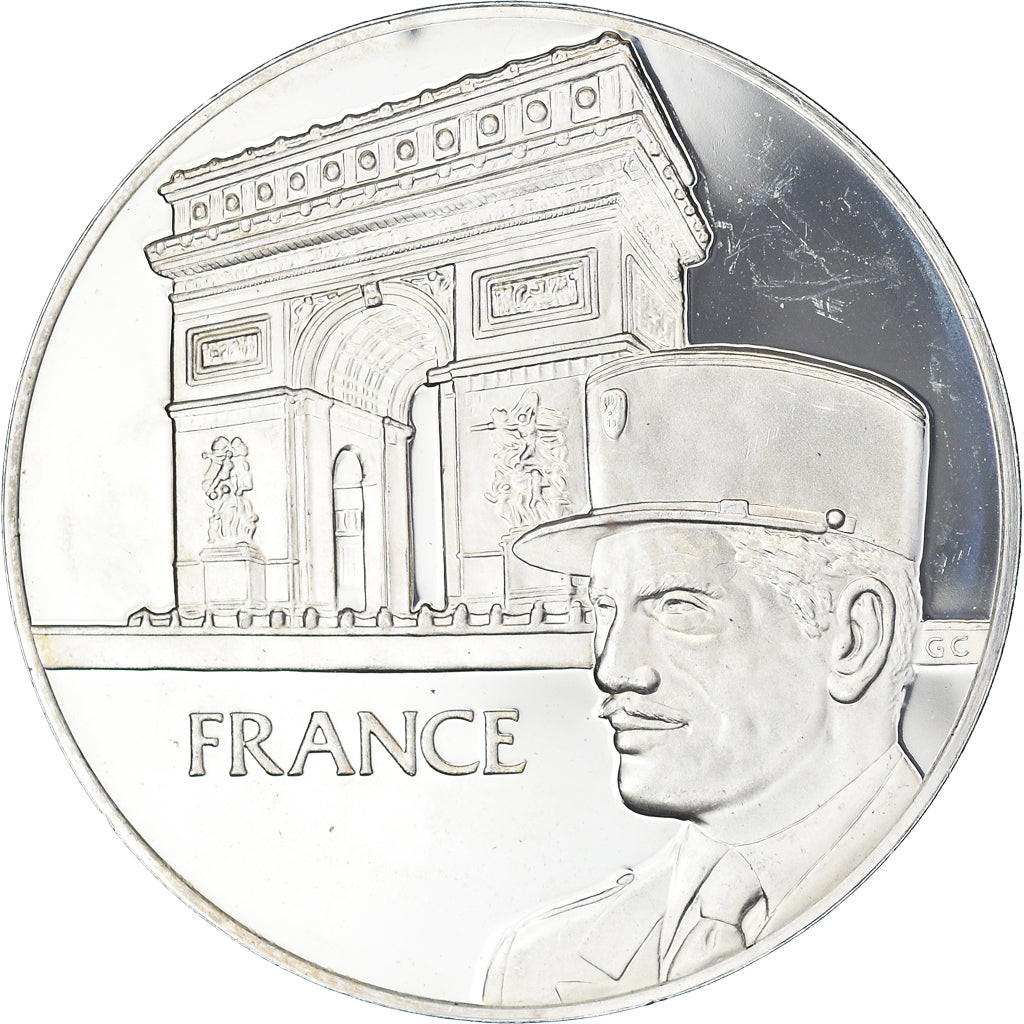 France, Medal, United Nations, MS(63), Silver