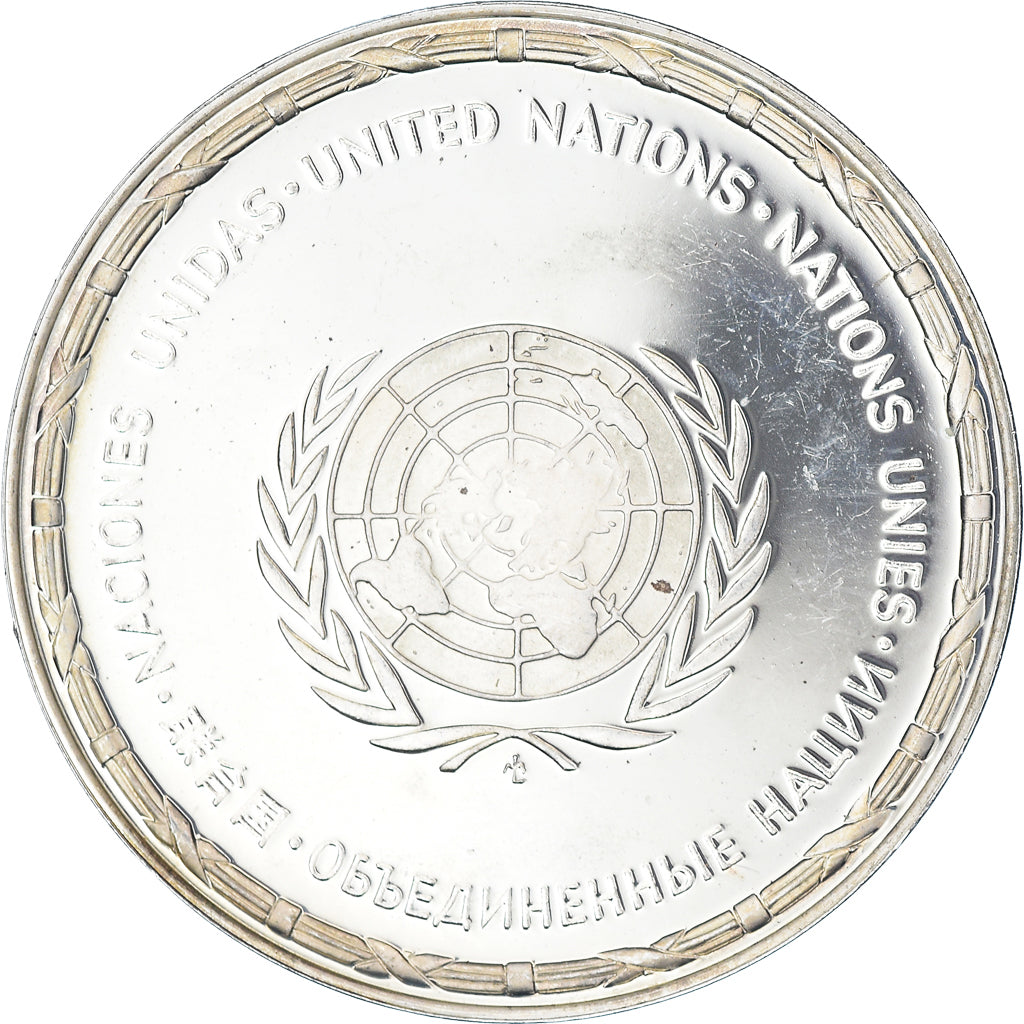 France, Medal, United Nations, MS(63), Silver