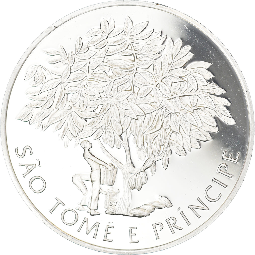 São Tomé and Príncipe, Medal, United Nations, MS(63), Silver