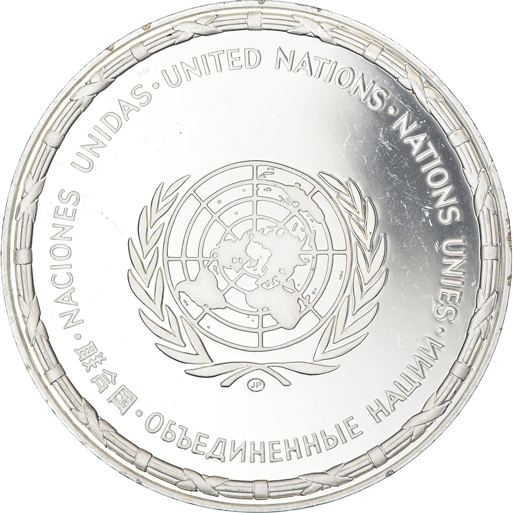 São Tomé and Príncipe, Medal, United Nations, MS(63), Silver