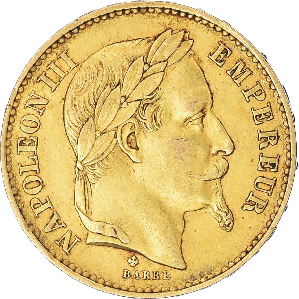 Monnaie, France, Napoleon III, 20 Francs, 1870, Strasbourg, TTB+, Or