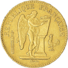 Moneda, Francia, Génie, 20 Francs, 1849, Paris, MBC, Oro, KM:757, Gadoury:1032