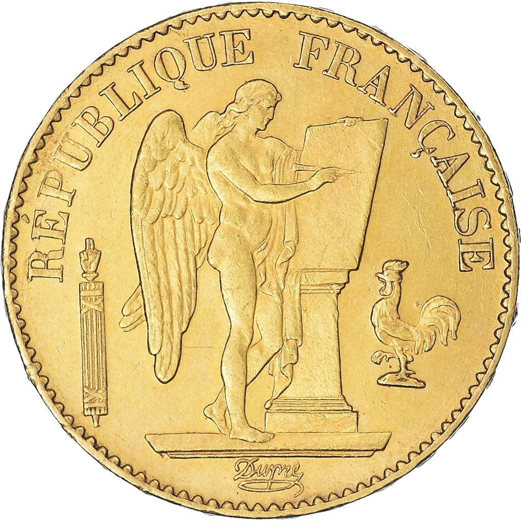 Coin, France, Génie, 20 Francs, 1879, Paris, AU(55-58), Gold, KM:825