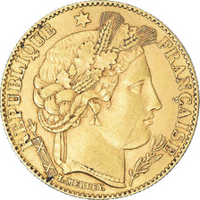 Münze, Frankreich, Cérès, 10 Francs, 1899, Paris, SS+, Gold, KM:830