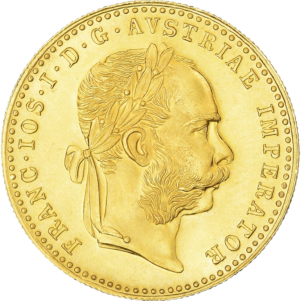 Monnaie, Autriche, Franz Joseph I, Ducat, 1915, Refrappe, SPL+, Or, KM:2267