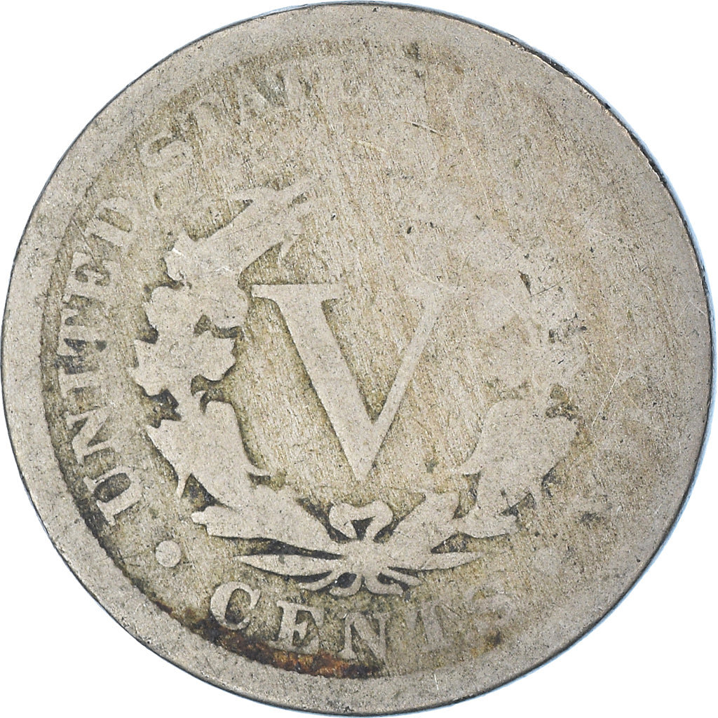 Münze, Vereinigte Staaten, Liberty Nickel, 5 Cents, 1890, U.S. Mint