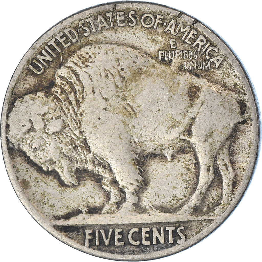 Moeda, Estados Unidos da América, Buffalo Nickel, 5 Cents, 1920, U.S. Mint