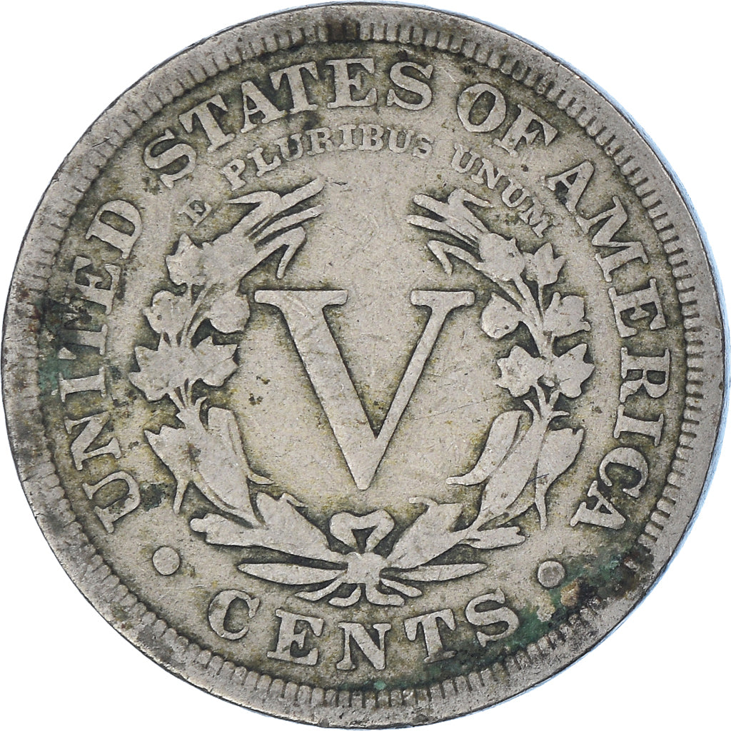 Munten, Verenigde Staten, Liberty Nickel, 5 Cents, 1905, U.S. Mint