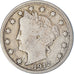 Monnaie, États-Unis, Liberty Nickel, 5 Cents, 1912, Philadelphie, TB+