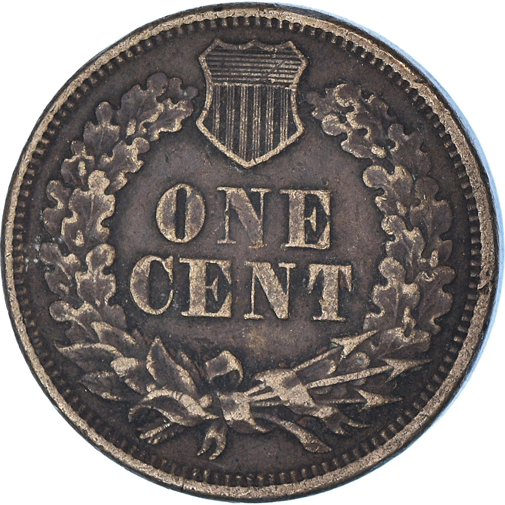 Coin, United States, Indian Head Cent, Cent, 1863, U.S. Mint, Philadelphia