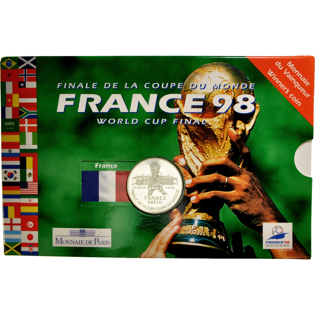 FRANCE, 5 Francs, 1998, KM #1212, MS(65-70), Silver, 29, 0.00