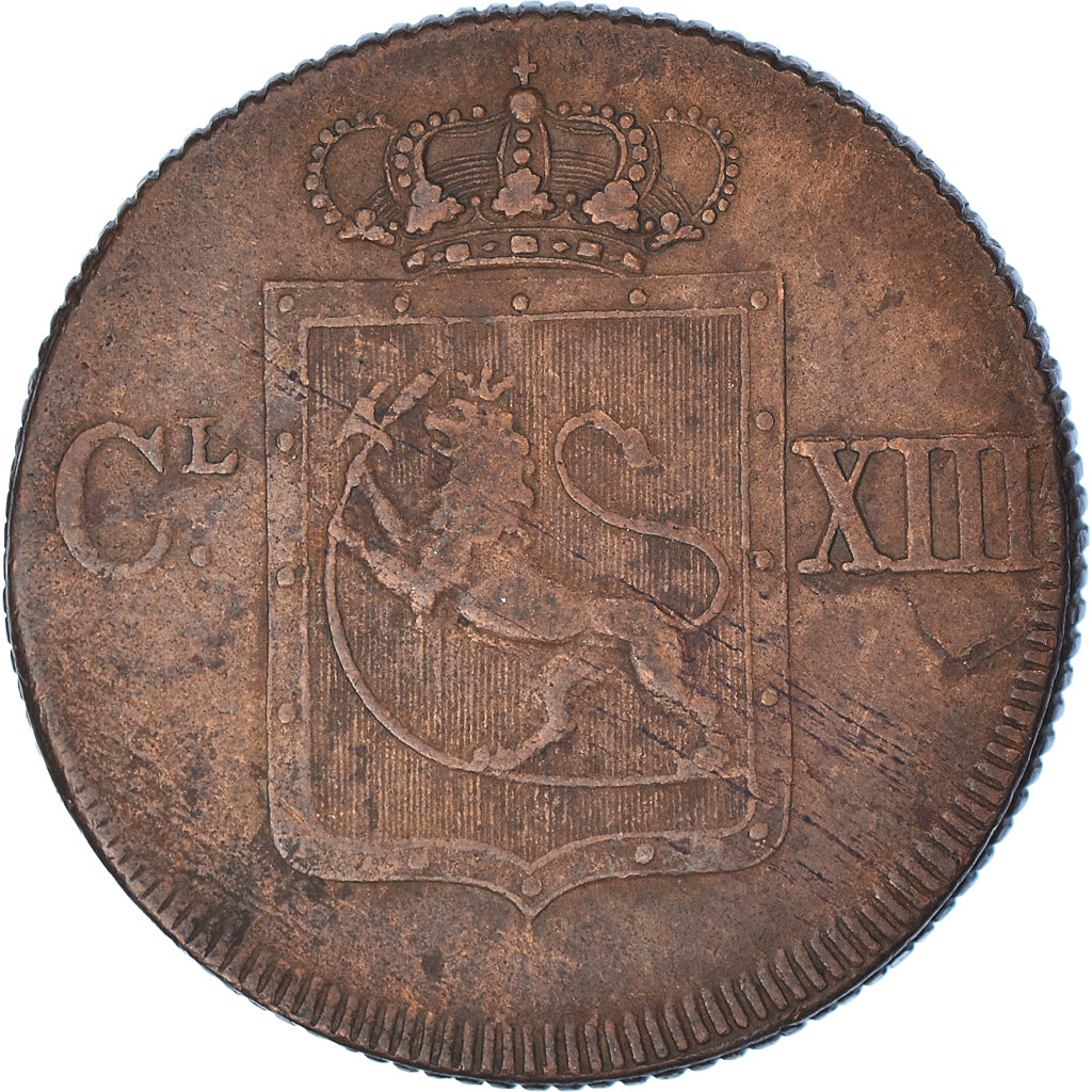 Moneda, Noruega, Skilling, 1816, MBC+, Cobre, KM:284