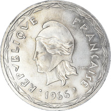 Coin, New Hebrides, 100 Francs, 1966, Paris, EF(40-45), Silver, KM:1