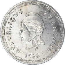 Coin, New Hebrides, 100 Francs, 1966, Paris, EF(40-45), Silver, KM:1