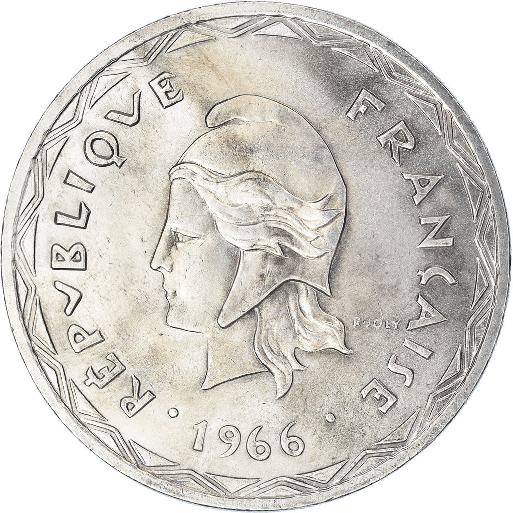 Coin, New Hebrides, 100 Francs, 1966, Paris, AU(55-58), Silver, KM:1