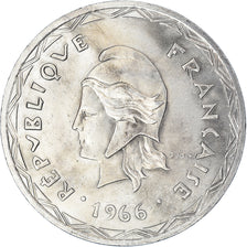Coin, New Hebrides, 100 Francs, 1966, Paris, AU(55-58), Silver, KM:1