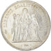 Coin, France, Hercule, 50 Francs, 1974, Hybrid issue, AU(55-58), Silver