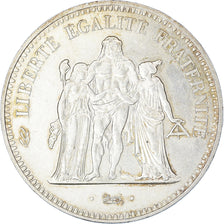 Coin, France, Hercule, 50 Francs, 1974, Hybrid issue, AU(55-58), Silver