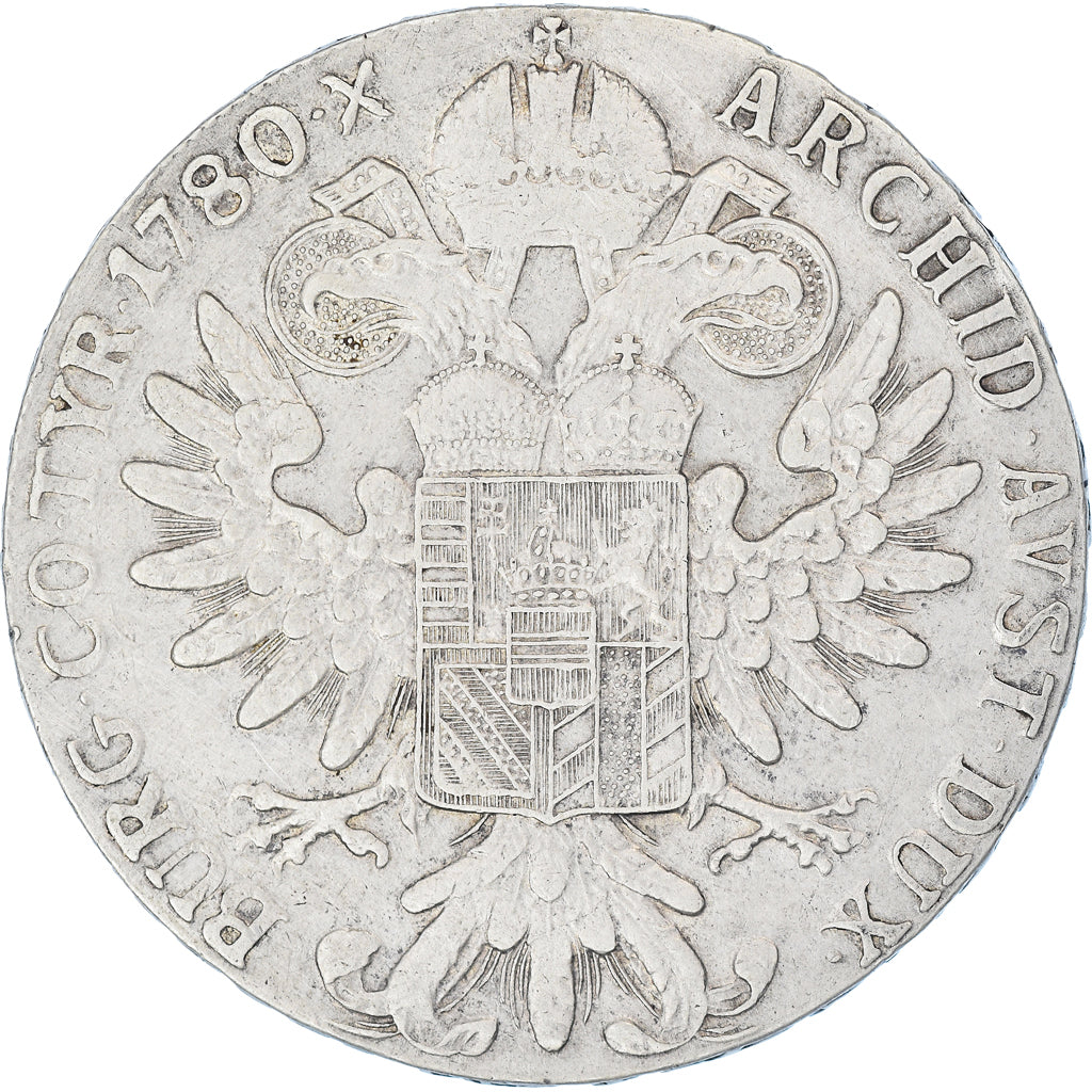 Coin, Austria, Joseph II, Thaler, 1780, Restrike, EF(40-45), Silver, KM:T1