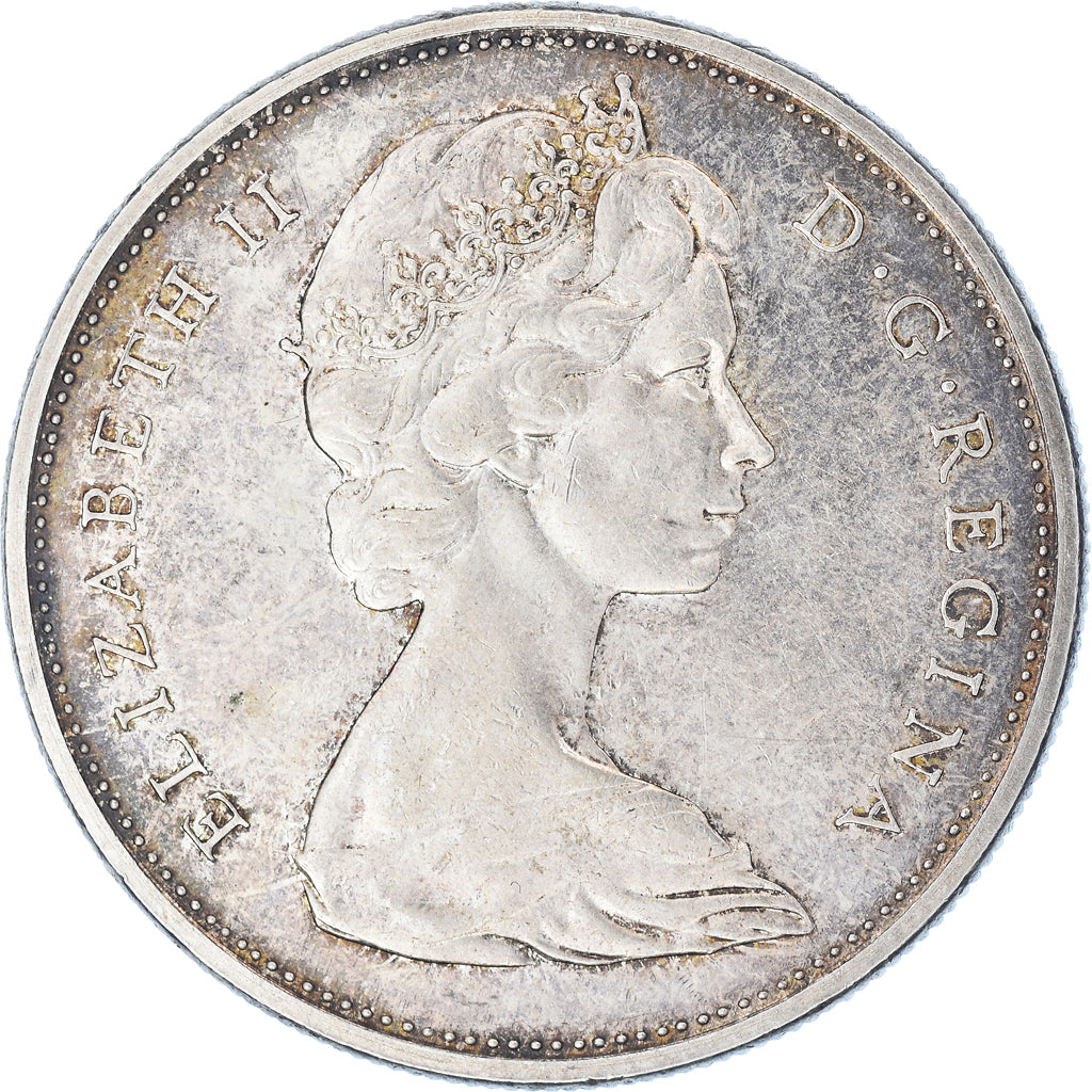 Coin, Canada, Elizabeth II, Dollar, 1965, Royal Canadian Mint, Ottawa